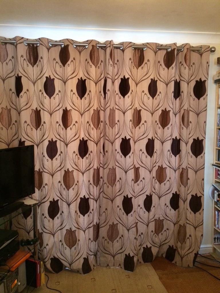 LUXURY DUNELM LALIQUE EYELET CURTAINS | in Swinton, South Yorkshire