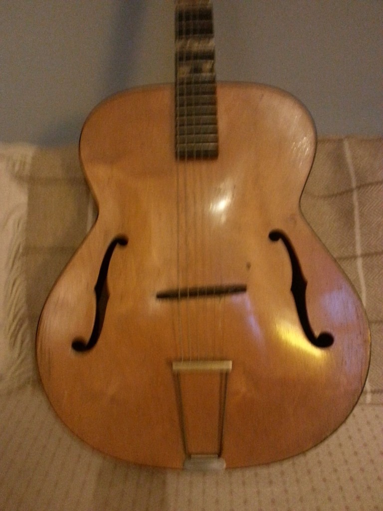 Rare Zenith Type 17 archtop acoustic guitar same model as Paul