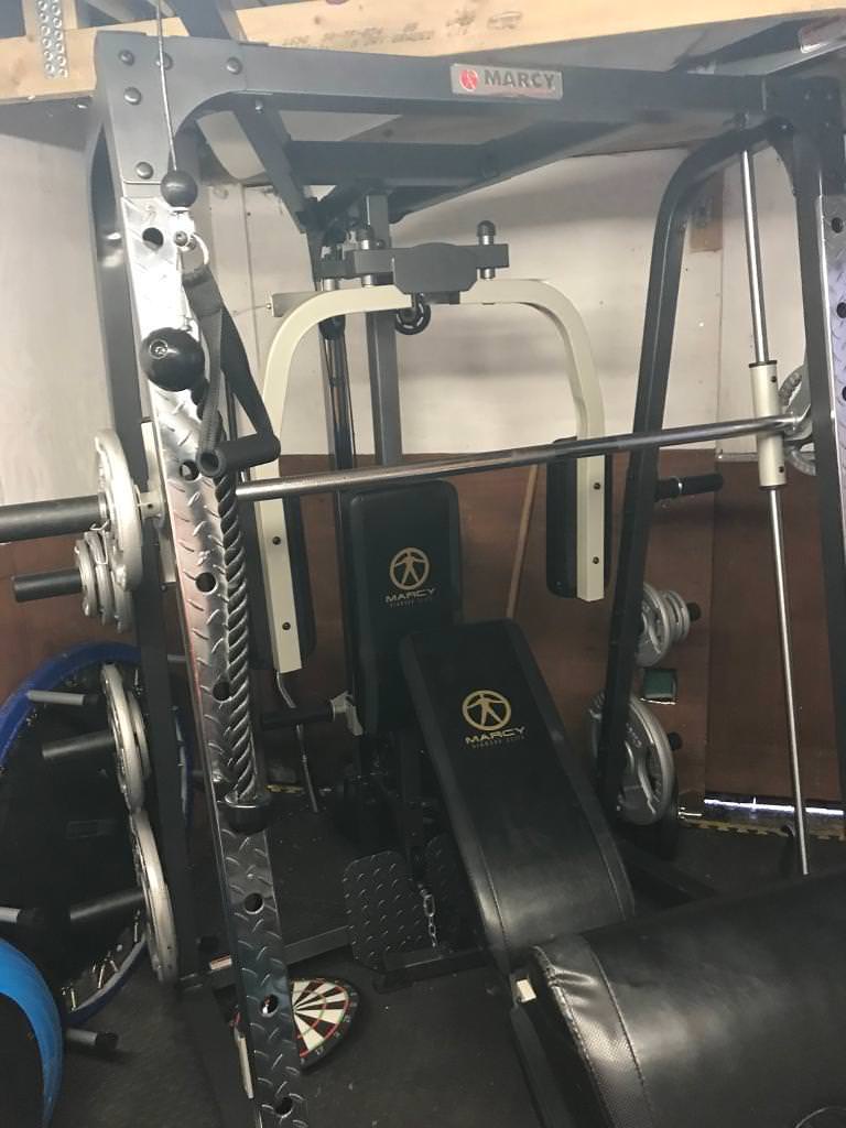 Marcy Diamond Elite SM4000 Multi Gym, Smith Machine and Weight Bench