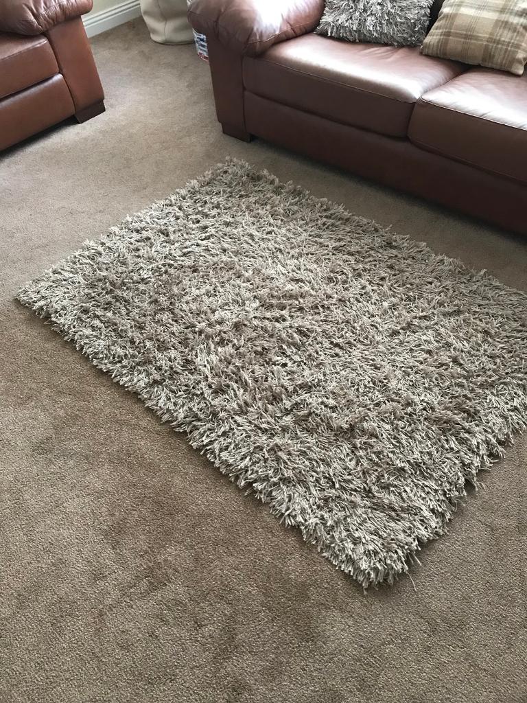 Next glimmer rug and 3 matching cushions in Llansamlet, Swansea Gumtree