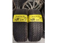 245 / 70 / 16 GENERAL GRABBER AT3 TYRES - TWO AVAILABLE