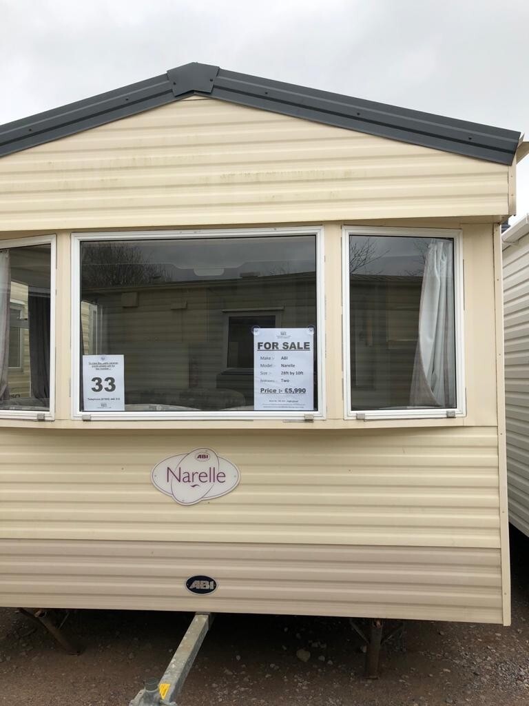 Static Caravan For Sale Off Site, 28ft by 10 ft 2 bedrooms, ABI Narelle, Exeter in Exeter