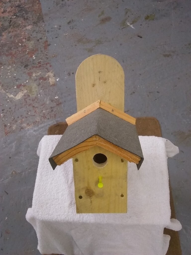 New bird nesting box in natural wood. in Perth, Perth and Kinross