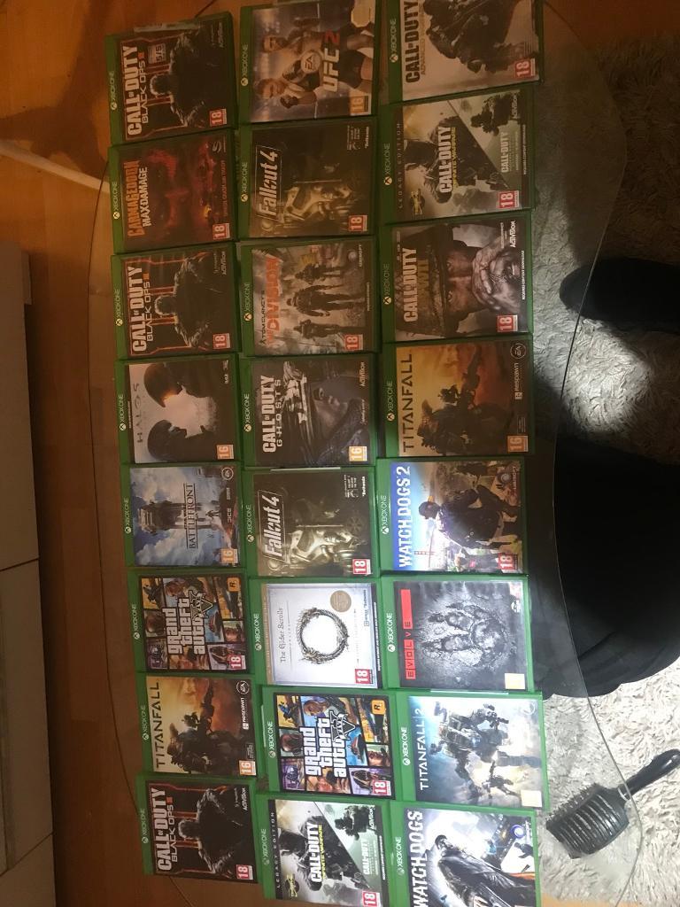 Games for sale Xbox 1 Xbox one games ask for prices or ...