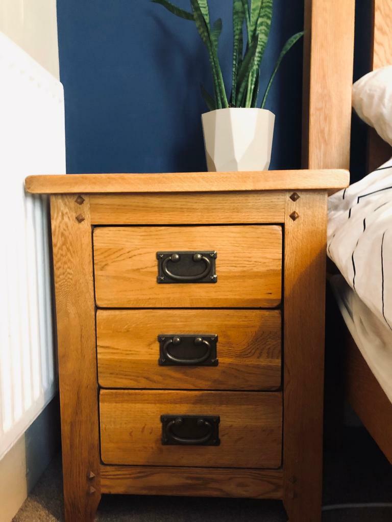 100 Rustic Solid Oak Bedside Tables in Hove, East Sussex Gumtree