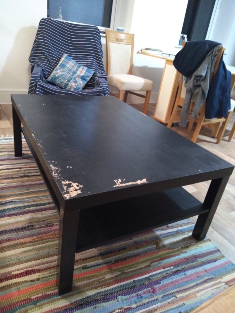**FREE** Black IKEA Lack coffee table in Cheltenham, Gloucestershire