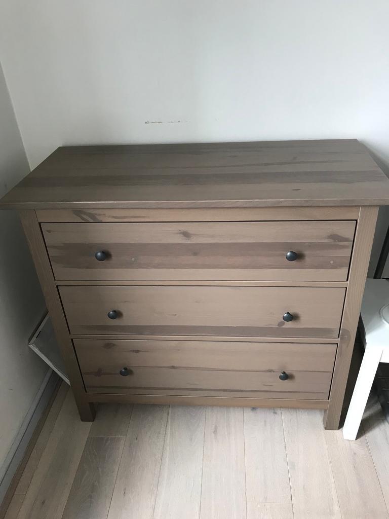 Ikea Chest of 3 drawers Hemnes dark grey in Maida Vale, London Gumtree