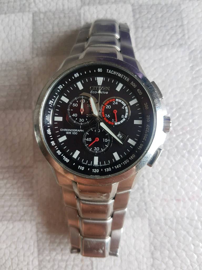 WATCH Citizen Eco-Drive Tachymeter Chronograph WR 100 | in Dunfermline, Fife | Gumtree