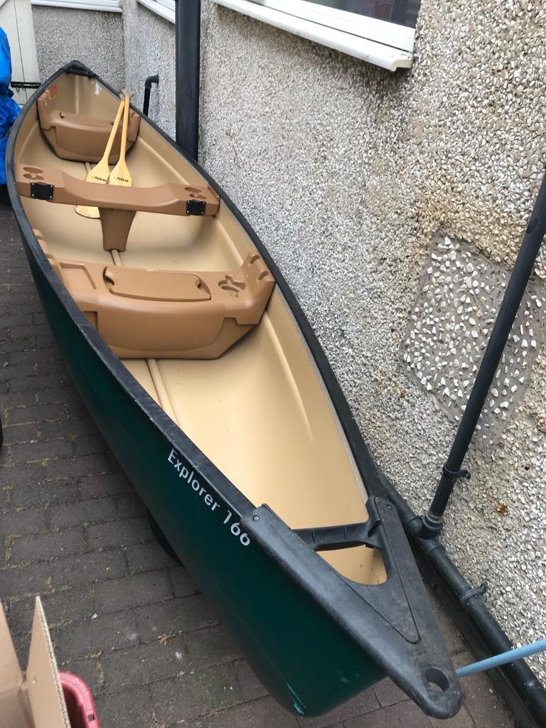Pelican explorer 166 dlx 3 seater Canadian canoe 16ft in Coalville