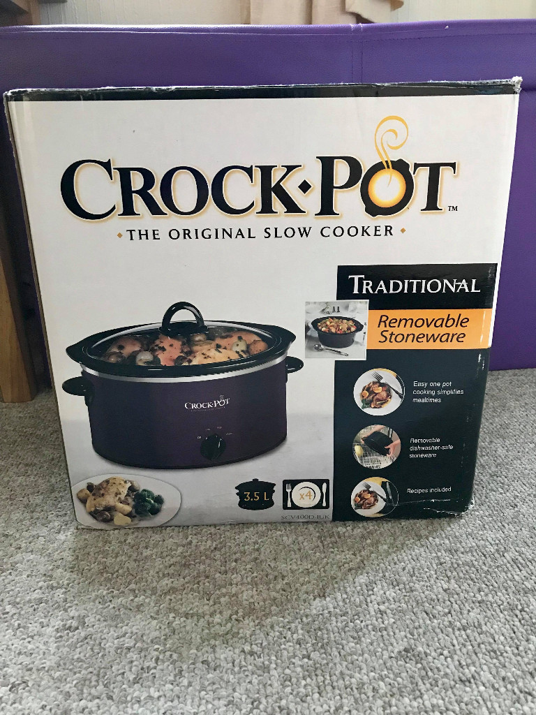 Purple CrockPot slow cooker 3.5L in excellent condition. in Frampton