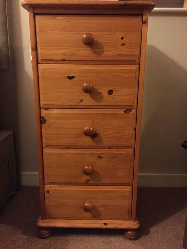 Solid pine tall drawers in Four Winds, Belfast Gumtree