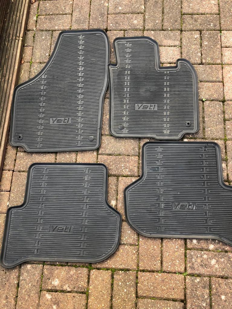 Skoda yeti rubber mats genuine in High Green, South Yorkshire Gumtree