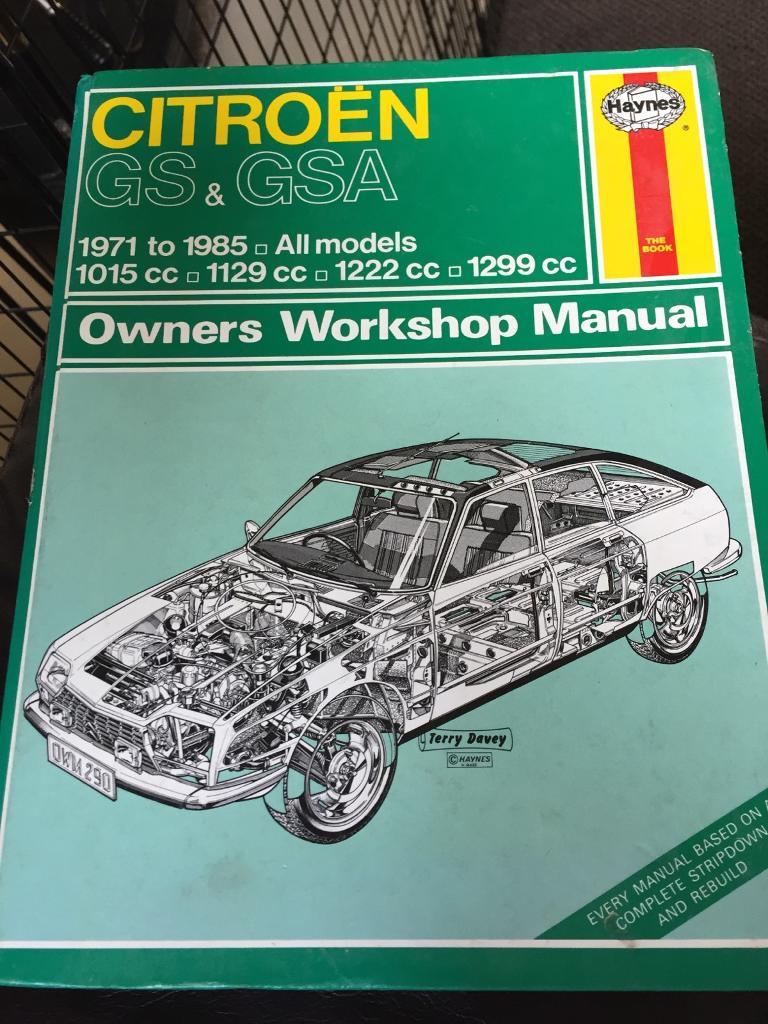 Haynes Citroen gs/gsa manual