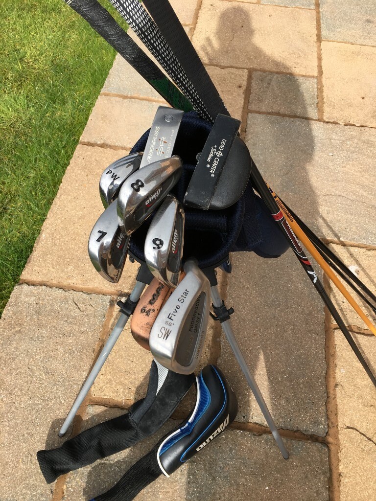 Golf Starter set. Mix of Adult and Junior Clubs in Kirkmuirhill