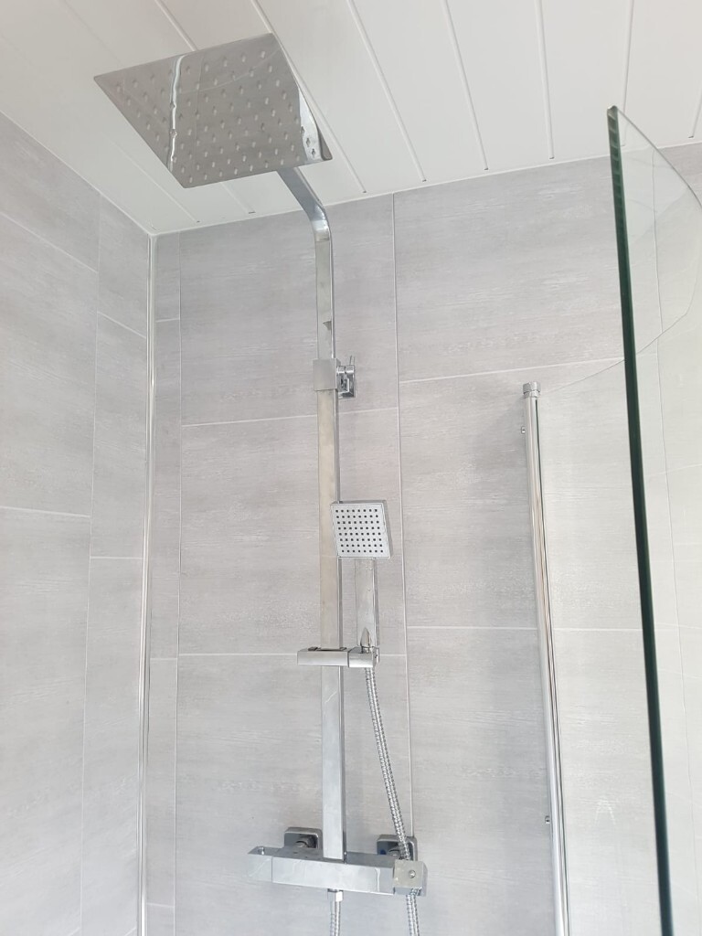 Tile Effect Bathroom Kitchen Waterproof Panels Trims Silicone If