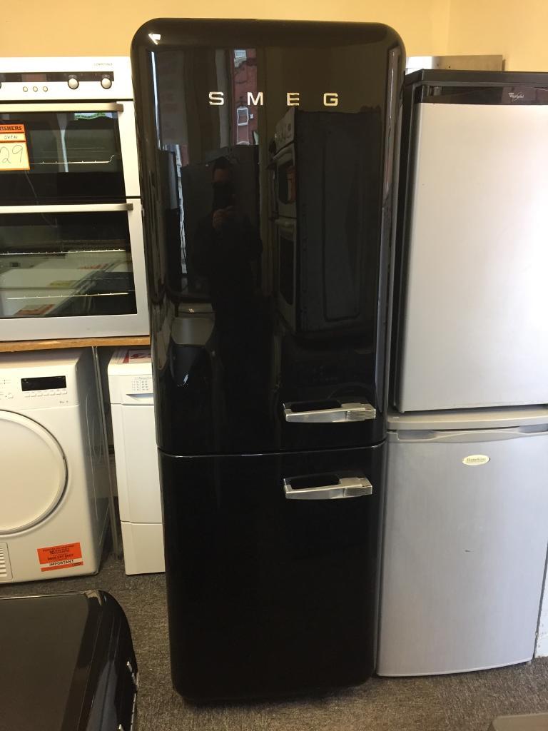 Black Smeg fridge freezer with warranty!!! in StokeonTrent