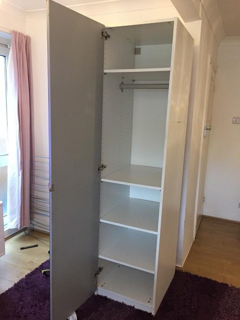 Wardrobe Ikea Single Door With Mirror Glass In Hayes London