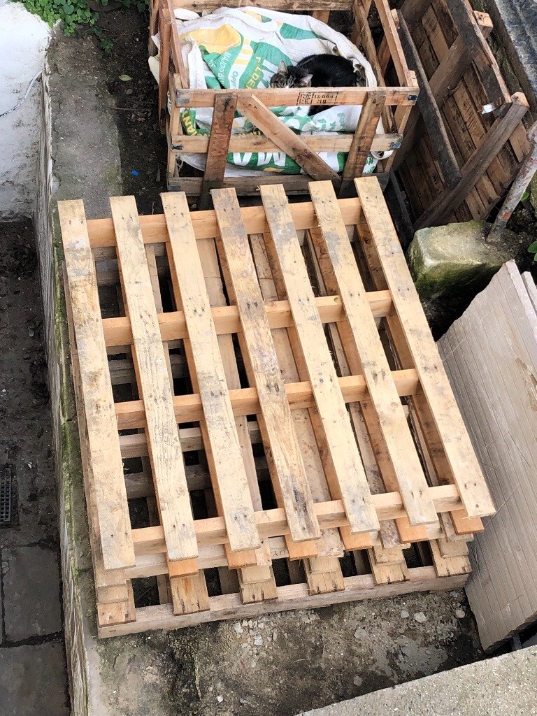 Wooden pallets x3 in Hackney, London Gumtree