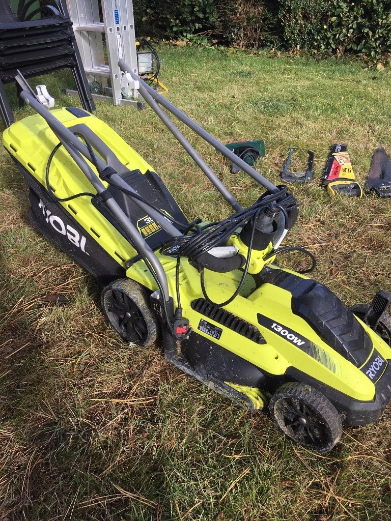 lawn mower and strimmer set b&m