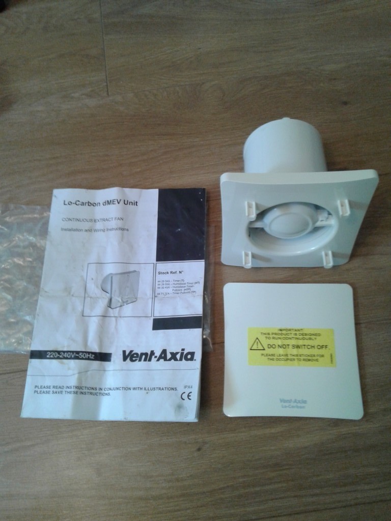 VENTaxia locarbon 100mm fan in Cardiff Gumtree