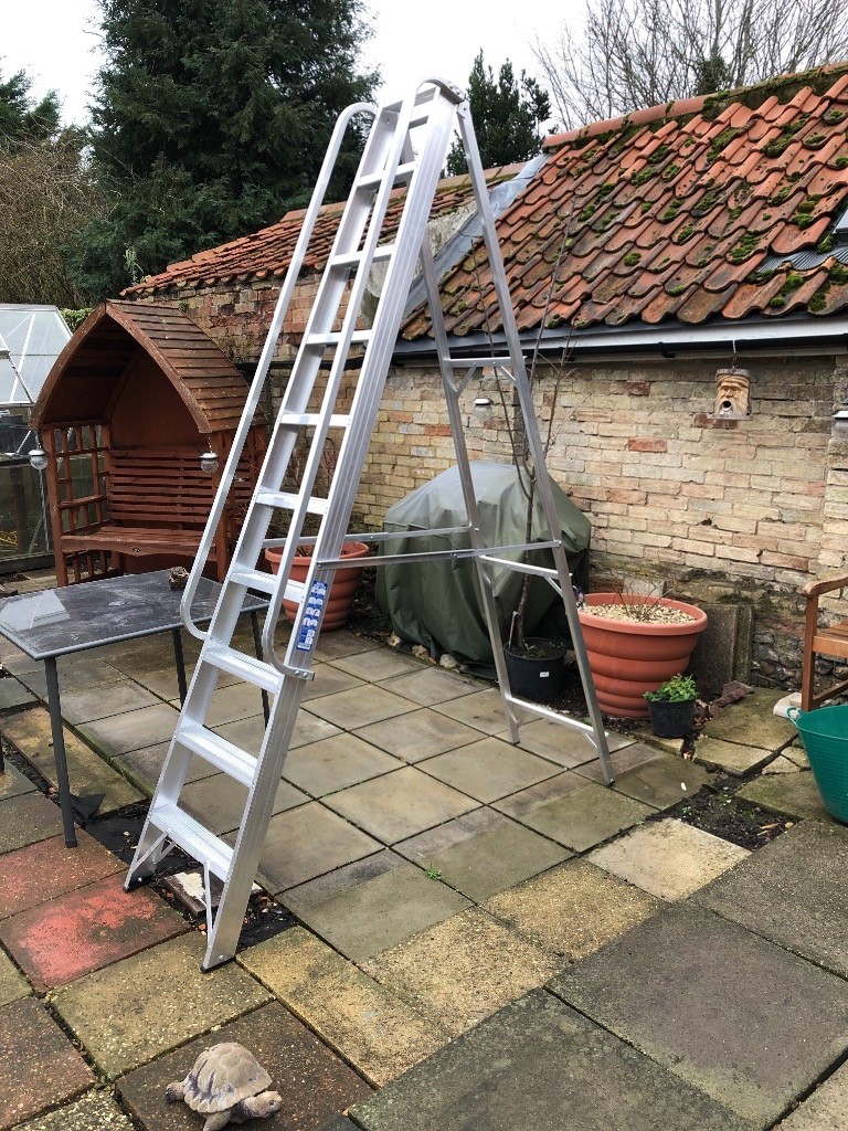 ALUMINIUM STEP LADDER WITH HAND RAIL in Kings Lynn, Norfolk Gumtree