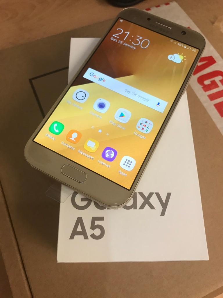 Brand new Samsung galaxy A5 2017 gold 32gb 4G factory unlocked | in Stoke-on-Trent