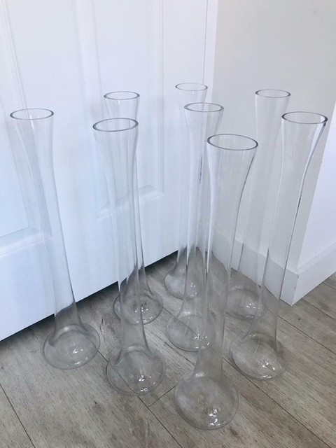 X8 Tall Lily Vases In Nailsea Bristol Gumtree