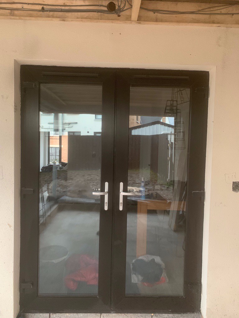 PATIO DOOR BLACK PVC DOUBLE GLAZED in Banbridge, County Down Gumtree