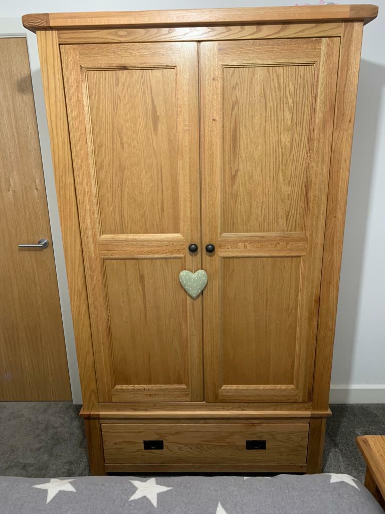 Solid oak wardrobe in Normanton, West Yorkshire Gumtree