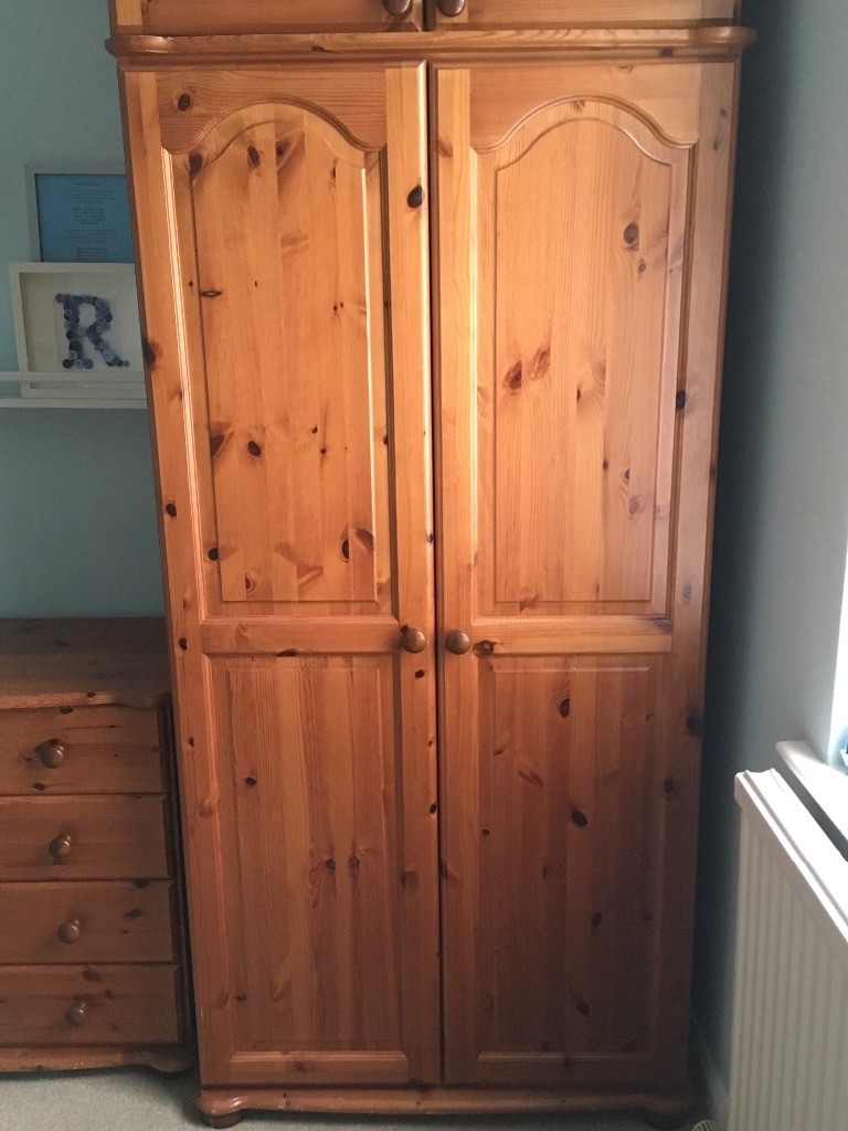 Solid Pine Wardrobe Top Box In Burgess Hill West Sussex