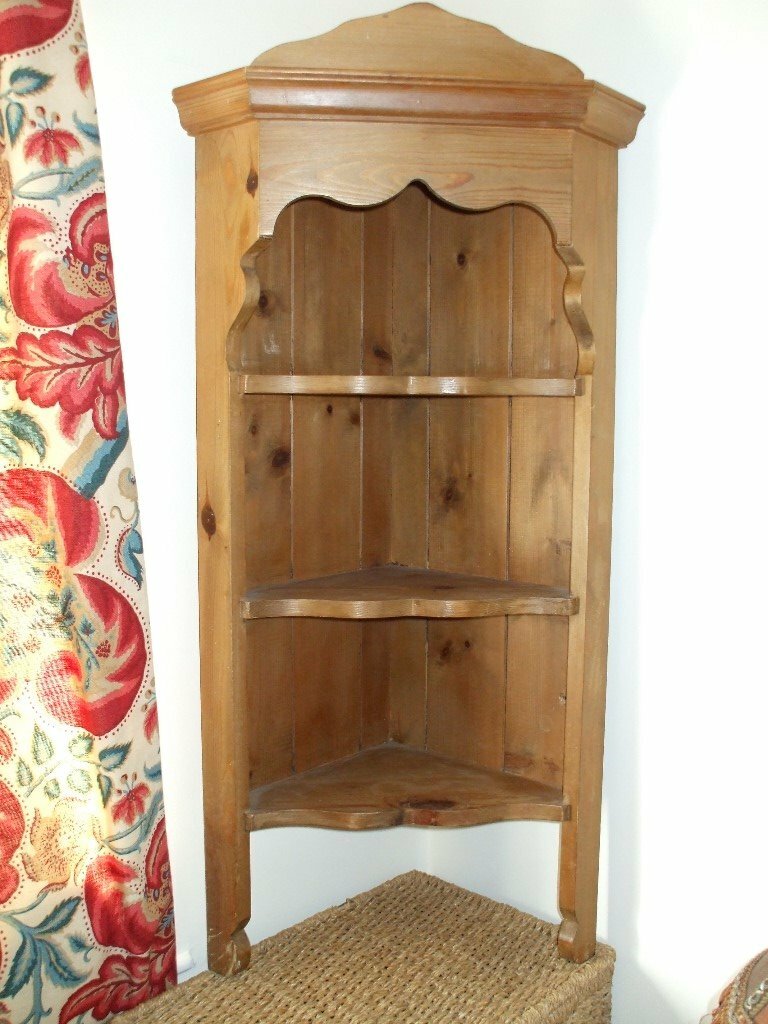 Pine Corner Shelf Wall Unit byStephen Padgett in Lytham St Annes