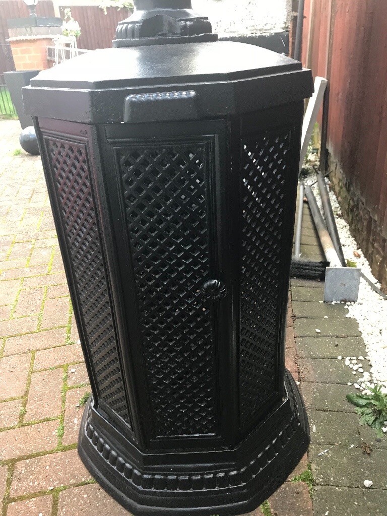 Vintage antique cast iron french garden patio heater | in Sutton