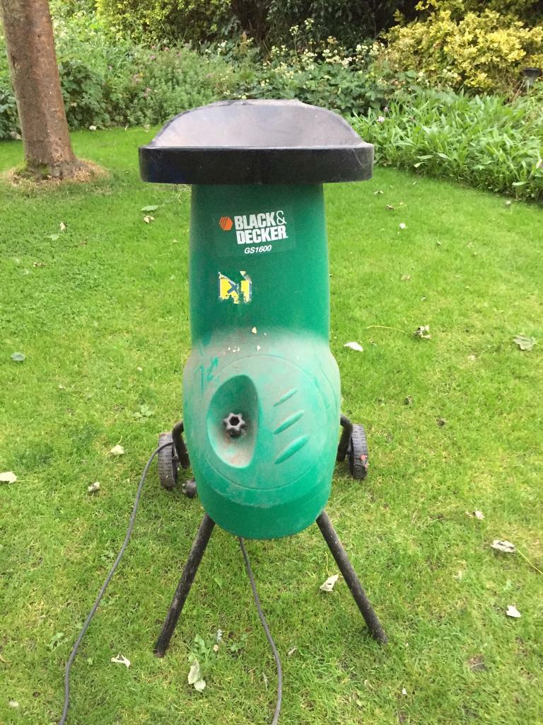 Black and Decker GS1600 Garden Shredder/Chipper in Cupar, Fife Gumtree