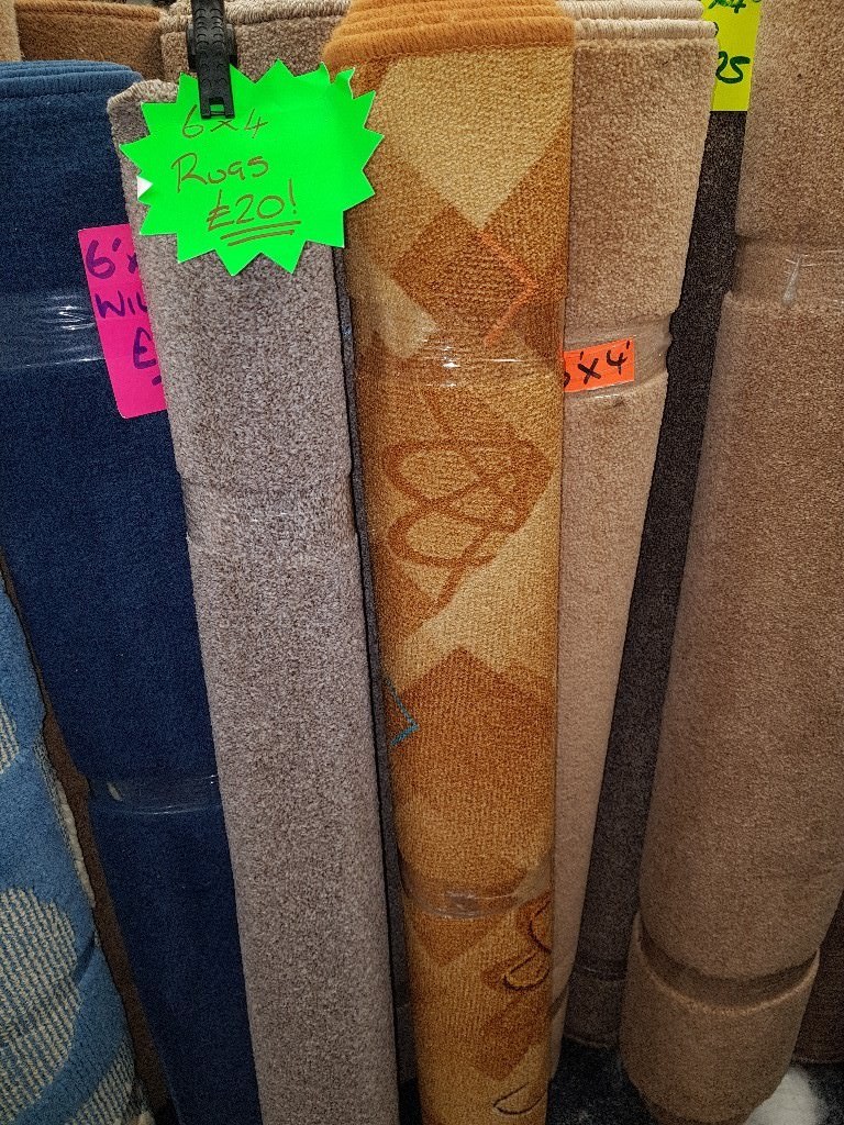 Rolled Carpet Rugs Various Colours All Brand New in Gainsborough