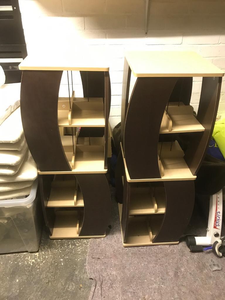 2 x rotating dvd cd racks in Broadstone, Dorset Gumtree