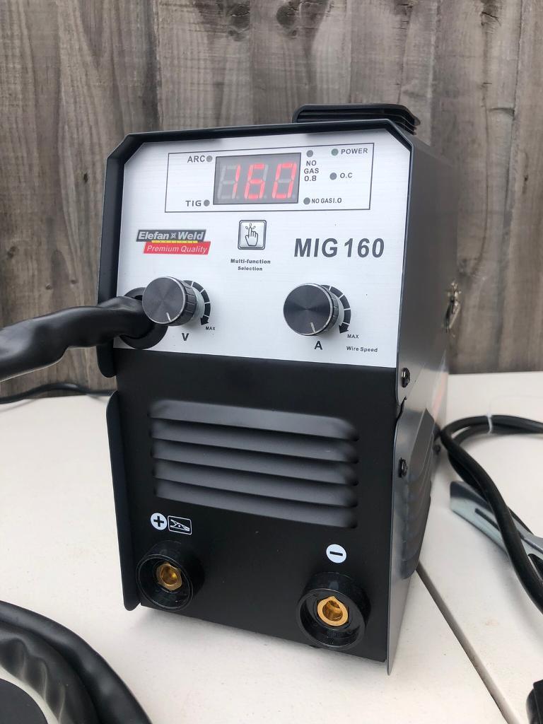 Elefan Weld MIG160 3 in 1 MMA/MIG/TIG Inverter Welder in Ashbydela