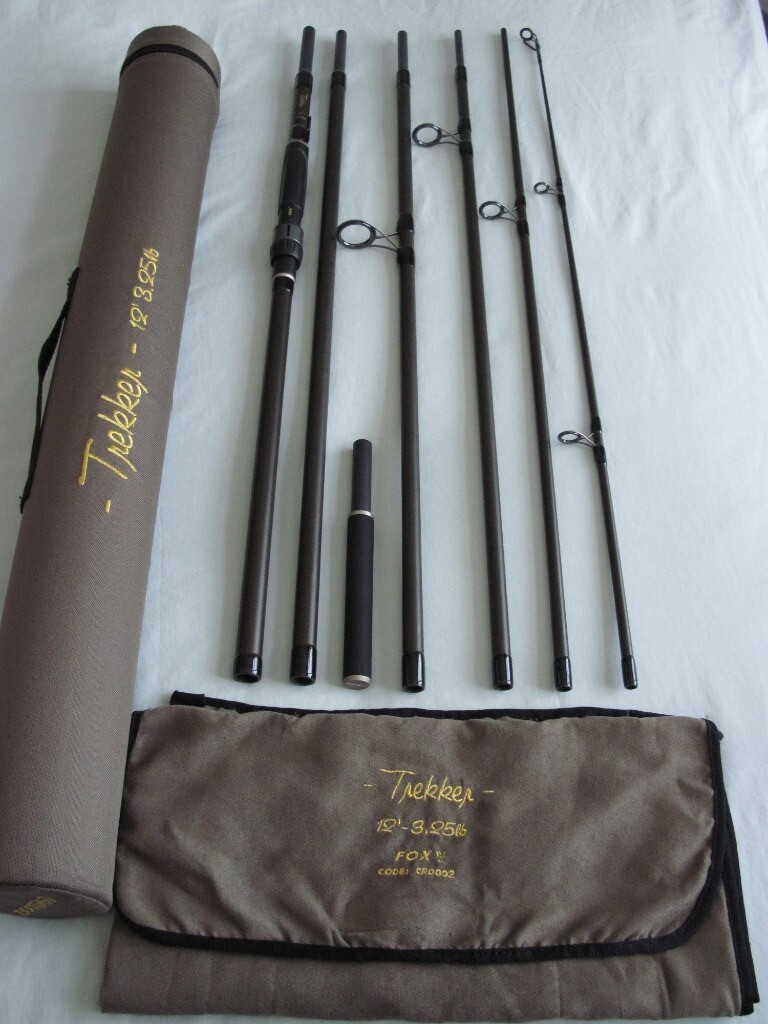 FOX TREKKER 7 PIECE TRAVEL CARP ROD 12' 3.25 lb.Tc. in Rainham