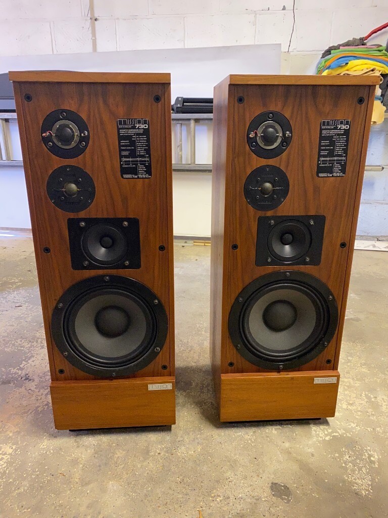 Mission 730 Floor Standing Speakers, 1970's Flagship Model in Herne