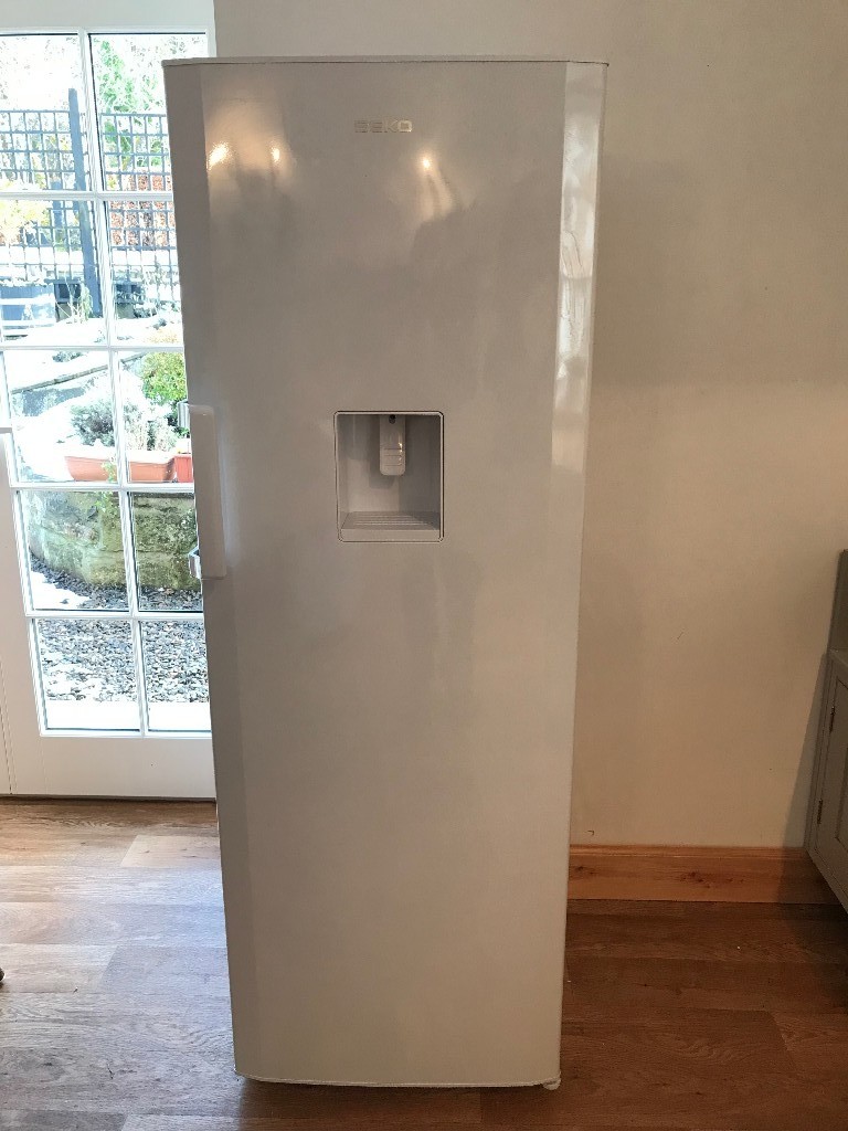 Beko TLD673APW Tall Larder Fridge with Water Dispenser in the door