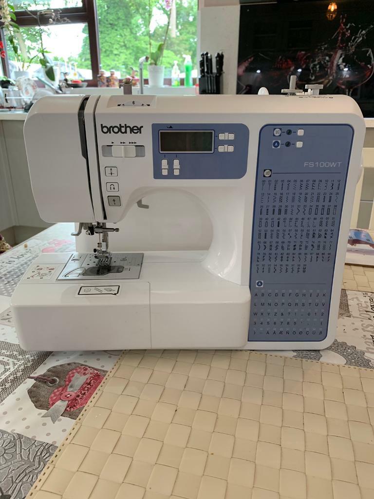 Brother fs100wt free morion embroiderysewing and quilting machine 8