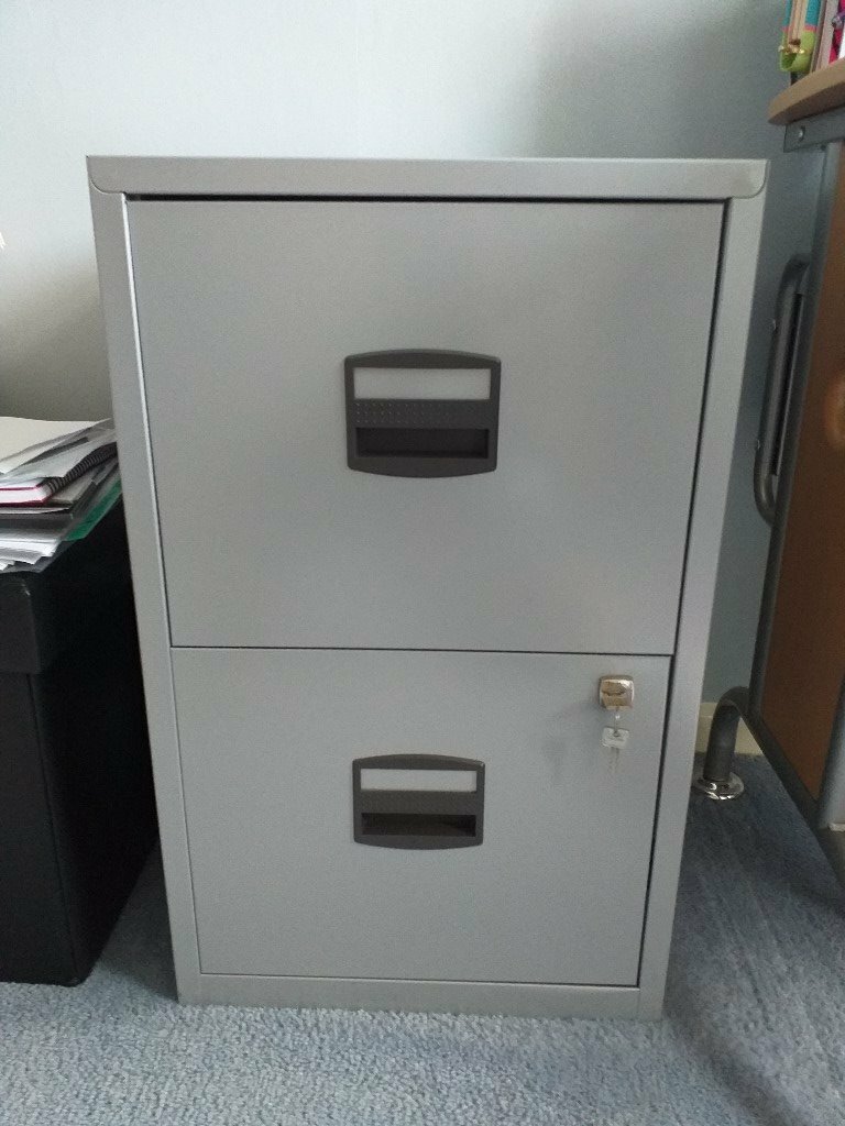Lockable 2 Drawer Filing Cabinet In Stoke On Trent Staffordshire