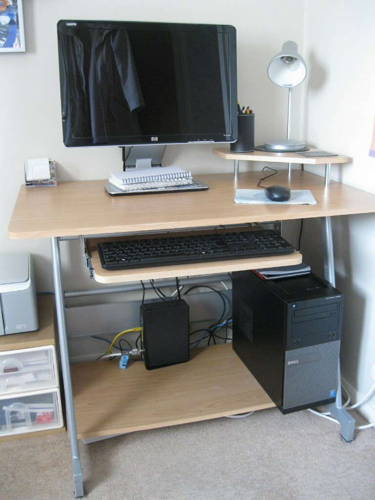 John Lewis Oak Computer Desk in Liberton, Edinburgh Gumtree
