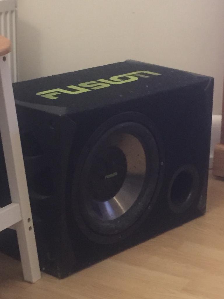 12” fusion subwoofer in Bournemouth, Dorset Gumtree