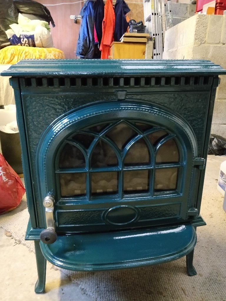 Jotul Cast Iron Enamelled Gas Fire Stove in Halifax, West Yorkshire