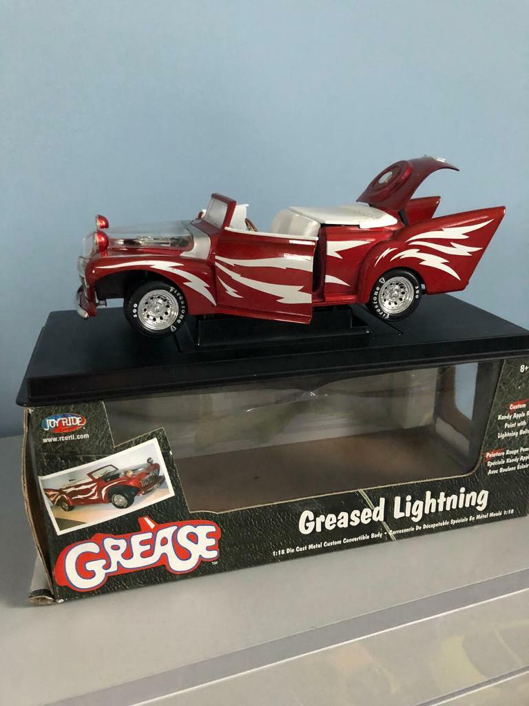 Large very rare diecast grease lightning car in Selston