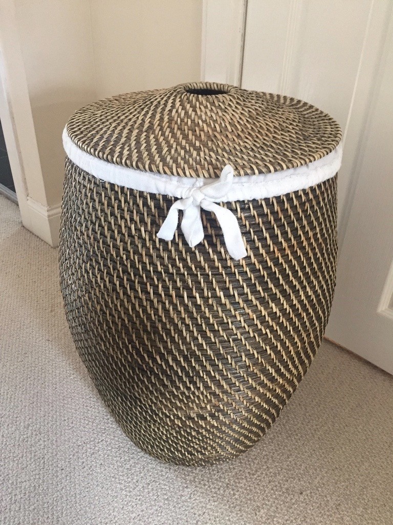 2 x Rattan Laundry Baskets John Lewis in Dowanhill, Glasgow Gumtree