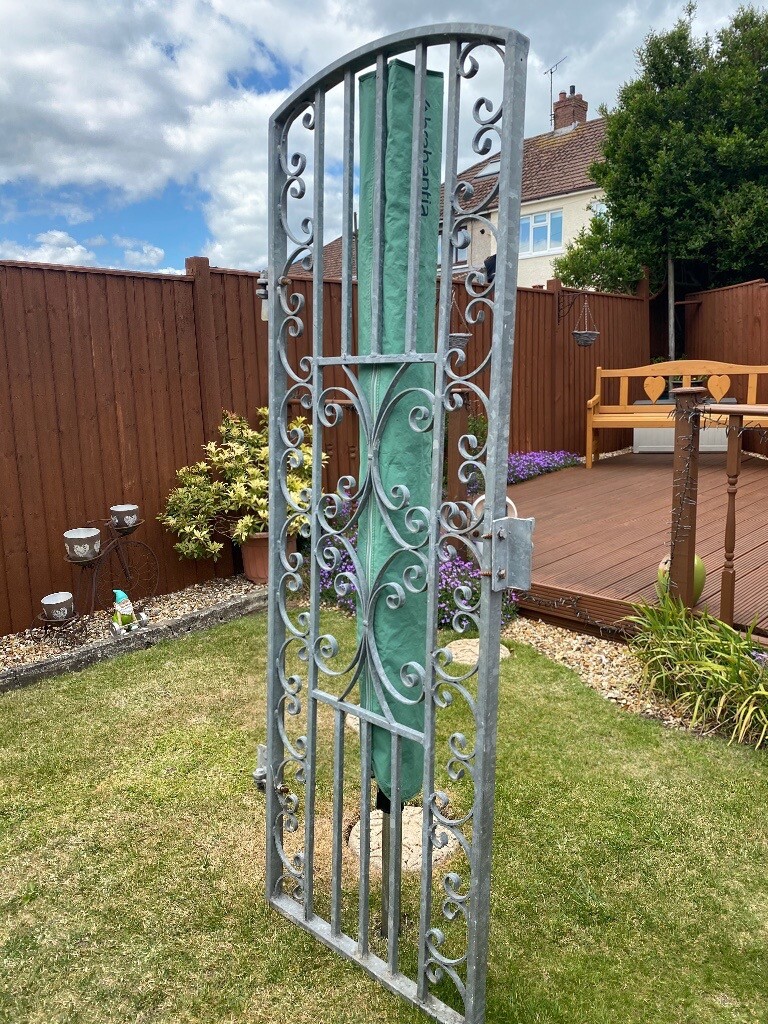 Solid metal galvanised gate in Bridgend Gumtree