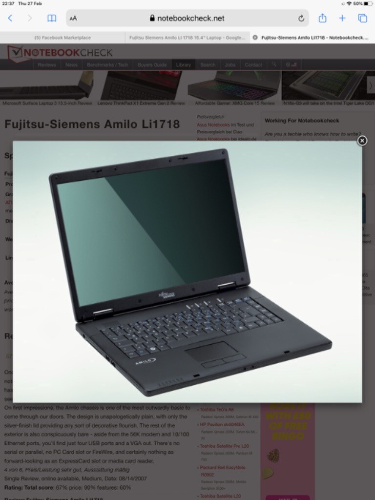 Unused laptop for sale in KirkbyinAshfield, Nottinghamshire Gumtree