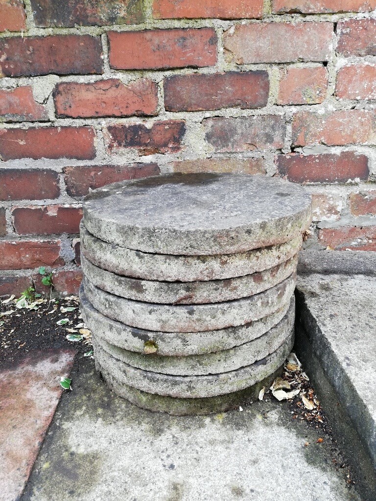 Round concrete paving stones in Temple Meads, Bristol Gumtree