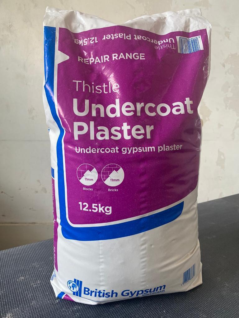 FREE Opened but almost full Undercoat Bonding Plaster 12.5kg bag in